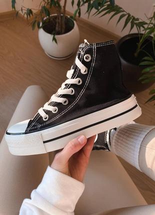 Високі кеди converse на платформі 36, 37, 38, 39, 403 фото