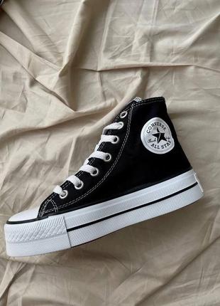 Высокие кеды converse на платформе 36, 37, 38, 39, 406 фото