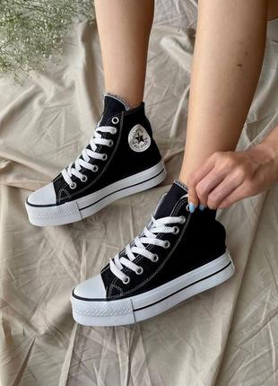 Високі кеди converse на платформі 36, 37, 38, 39, 4010 фото