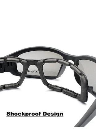 Тактические баллистические очки со сменными линзами daisy x76 фото