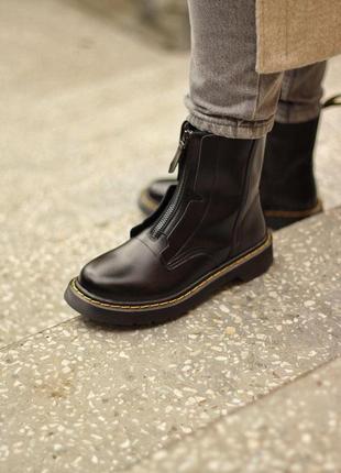 Женские ботинки dr. martens  доктор мартинс