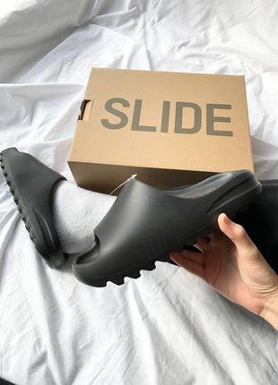 Шлепанцы adidas yeezy slide мужские,женские адидас изи слайды6 фото
