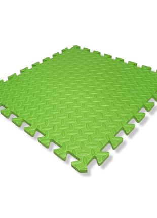 Дитячий килимок-пазл 500×500×10 мм зелений