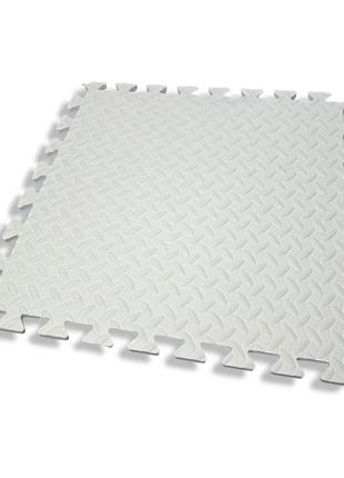 Дитячий килимок-пазл 500×500×10 мм білий