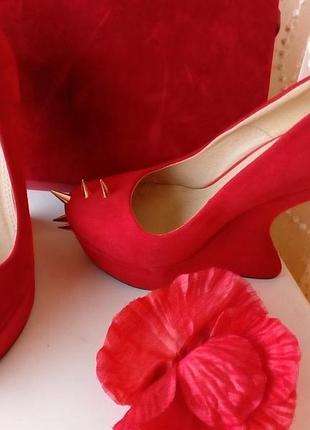 Замшевые туфли lady gaga