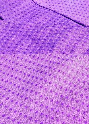 Вафельний халат luxyart кімоно розмір (46-48) м 100% бавовна бузковый (ls-2538)4 фото