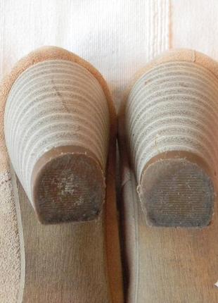 Замшевые ботинки ботильоны dave mayer р.38--стелька 25,5