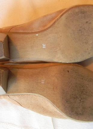 Замшевые ботинки ботильоны dave mayer р.38--стелька 25,5