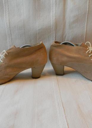 Замшевые ботинки ботильоны dave mayer р.38--стелька 25,5