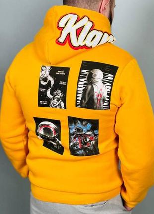 Худи теплый на флисе cardesh  s-xxl арт. 490, белый, s