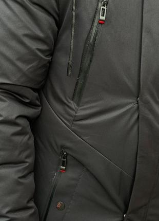 Куртка-парка мужская зимняя lia 48-56 размера арт.629, черный, xxl3 фото