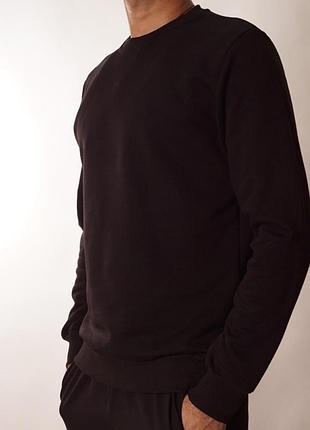 Свитшот мужской базовый mir wear однотонный арт 849, темно-синий, 3xl