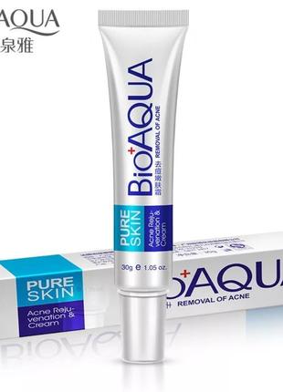 Крем для обличчя проти акне/висипу bioaqua pure skin