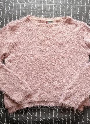 Классный укороченый свитер травка