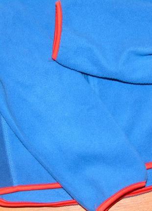 Синяя флисовая кофта,флиска, 4-5 лет,110,1162 фото