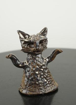 Статуетка кішка подарунок cat figurine авторська колекція котики2 фото