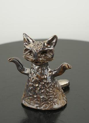 Статуетка кішка подарунок cat figurine авторська колекція котики4 фото