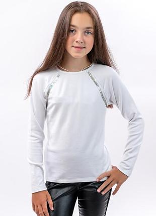 Шкільна блуза кофточка біла блузка