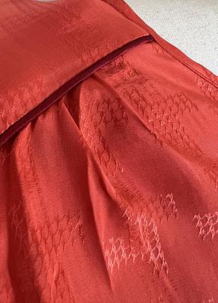 Шелк100%,красная блуза,люкс бренд er couture3 фото
