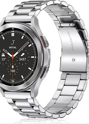 Ремешок 20мм samsung, huawei, xiaomi amazfit. серебристый.