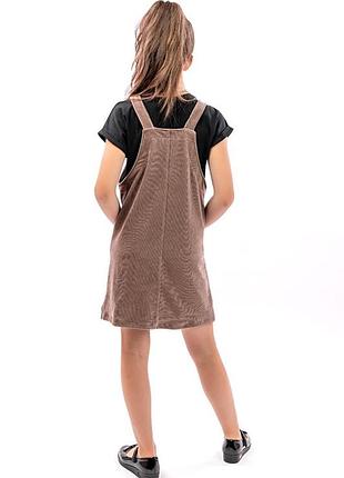 Вельветовий сарафан для дівчинки 4