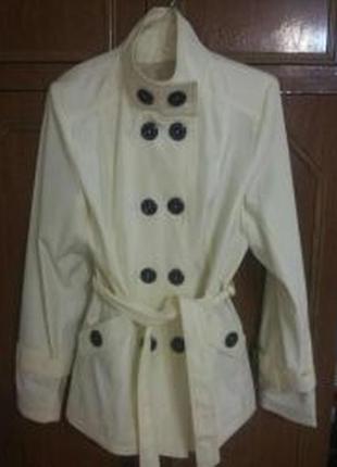 Женский весенний осенний плащ пиджак куртка 48 размер2 фото