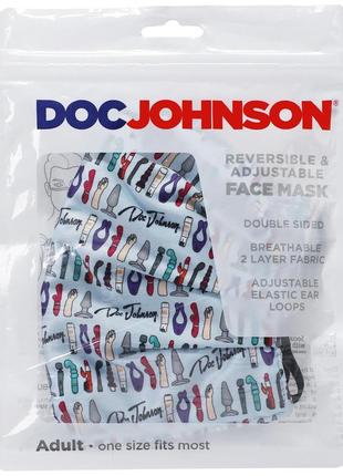 Гигиеническая маска doc johnson dj reversible and adjustable face mask4 фото