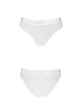 Трусики с прозрачной вставкой passion ps006 panties white, size l4 фото