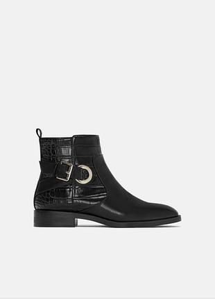 Дуже круті черевики zara, чорного кольору