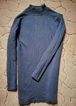 Сірий гольф светр, кофта жіноча водолазка теплий розмір м-л