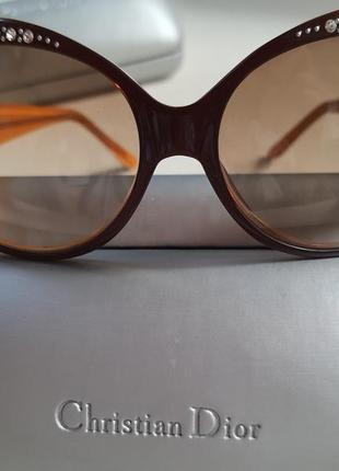 Очки женские бренд солнцезащитные. очки christian dior.