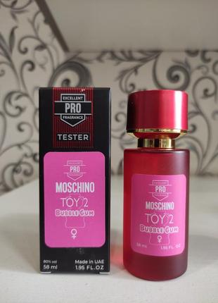 Жіночий аромат схожий на moschino toy 2 bubble gum (москіно той 2 баббл гам) 58 мл