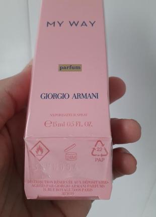 Винтаж my way giorgio armani 15 ml мл духи парфюмированная  вода оригинал5 фото