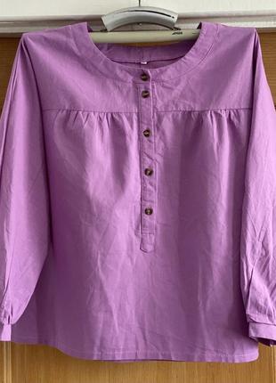 Сорочка блуза льняна