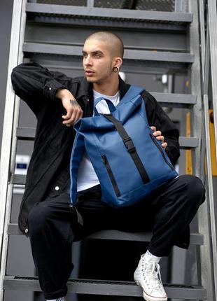 Мужской рюкзак sambag rolltop one синий6 фото