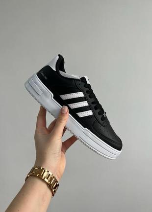 Кроссовки adidas adi-dassler black/white.