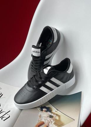 Кеди adidas court bold black6 фото