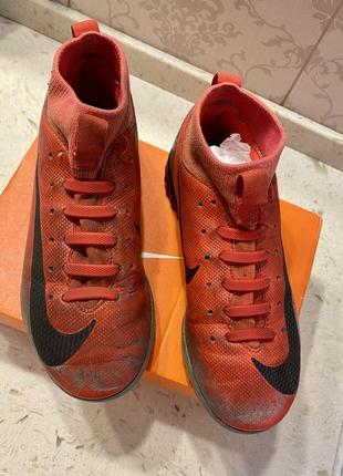 Кроссовки для футбола детские nike mercurial