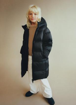 Зимнее пальто для девочки 5-6 и 6-7 лет zara испания размер 116, 1228 фото