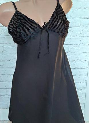 Полупрозрачная ночная рубашка*