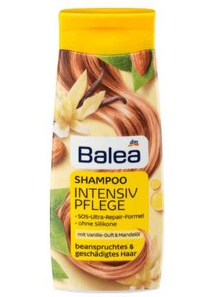 Шампунь balea shampoo intensivpflege для поврежденных волос 300 мл1 фото