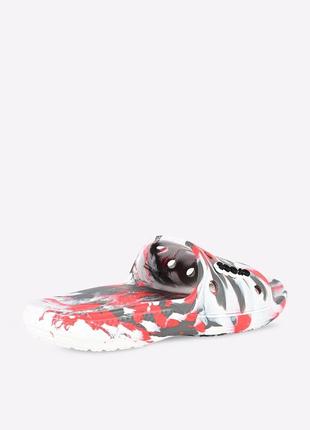 Мужские шлепанцы crocs marbled slide5 фото