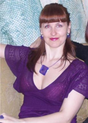 Туніка фіолетова ажурна