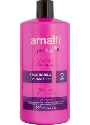 Профeсійний шампунь для інтенсивного блиску amalfi intense shine 900 ml