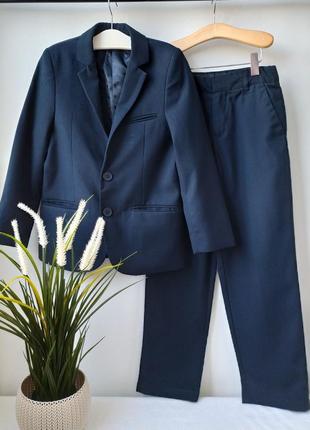 7-8 лет костюм брюки+пиджак4 фото