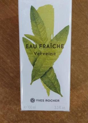 Туалетная вода  eau fraiche verveine листья вербены yves rocher ив роше 100 мл3 фото