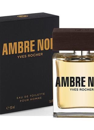 Чоловіча туалетна вода ambre noir yves rocher ів роше 50 мл