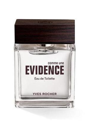 Чоловіча туалетна вода comme une evidence yves rocher ів роше 50 мл