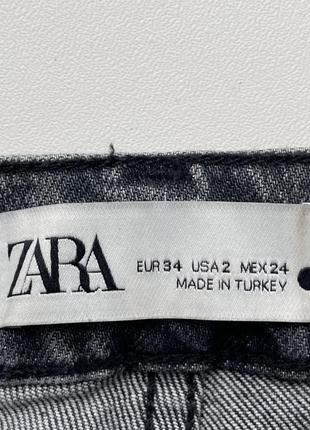 Джинсы zara straight full length 34 размера4 фото