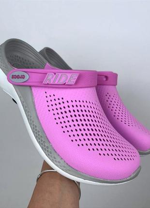 Literide 360 crocs original taffy/pink original жіночі крокси розпродаж1 фото